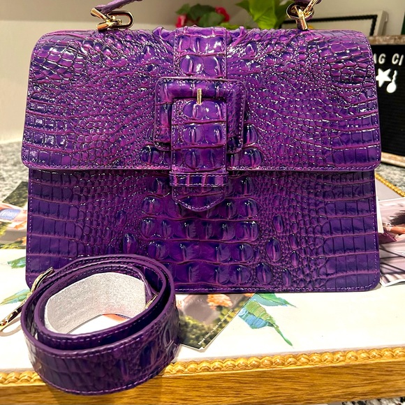 Brahmin Royal Purple Hallie - Picture 10 of 16